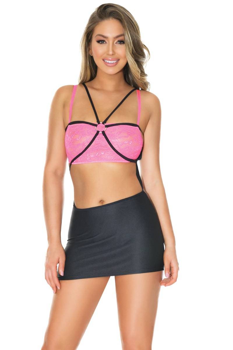 Coquette - 21406 - Dress & G-string Set - Black - OS - Stag Shop