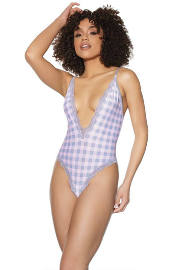 Coquette - 21502 - Teddy - Grey/Pink - OS - Stag Shop