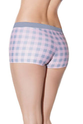 Coquette - 21504 - Unisex Short - Grey/Pink - OS - Stag Shop