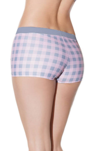 Coquette - 21504 - Unisex Short - Grey/Pink - OS - Stag Shop