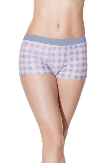 Coquette - 21504 - Unisex Short - Grey/Pink - OS - Stag Shop