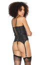 Coquette - 22102 - Bustier - Black/Blue - Stag Shop