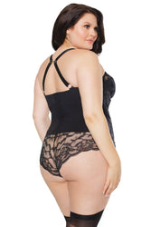 Coquette - 22121 PLUS - Lace Bustier - Stag Shop