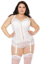 Coquette - 22121 PLUS - Lace Bustier - Stag Shop