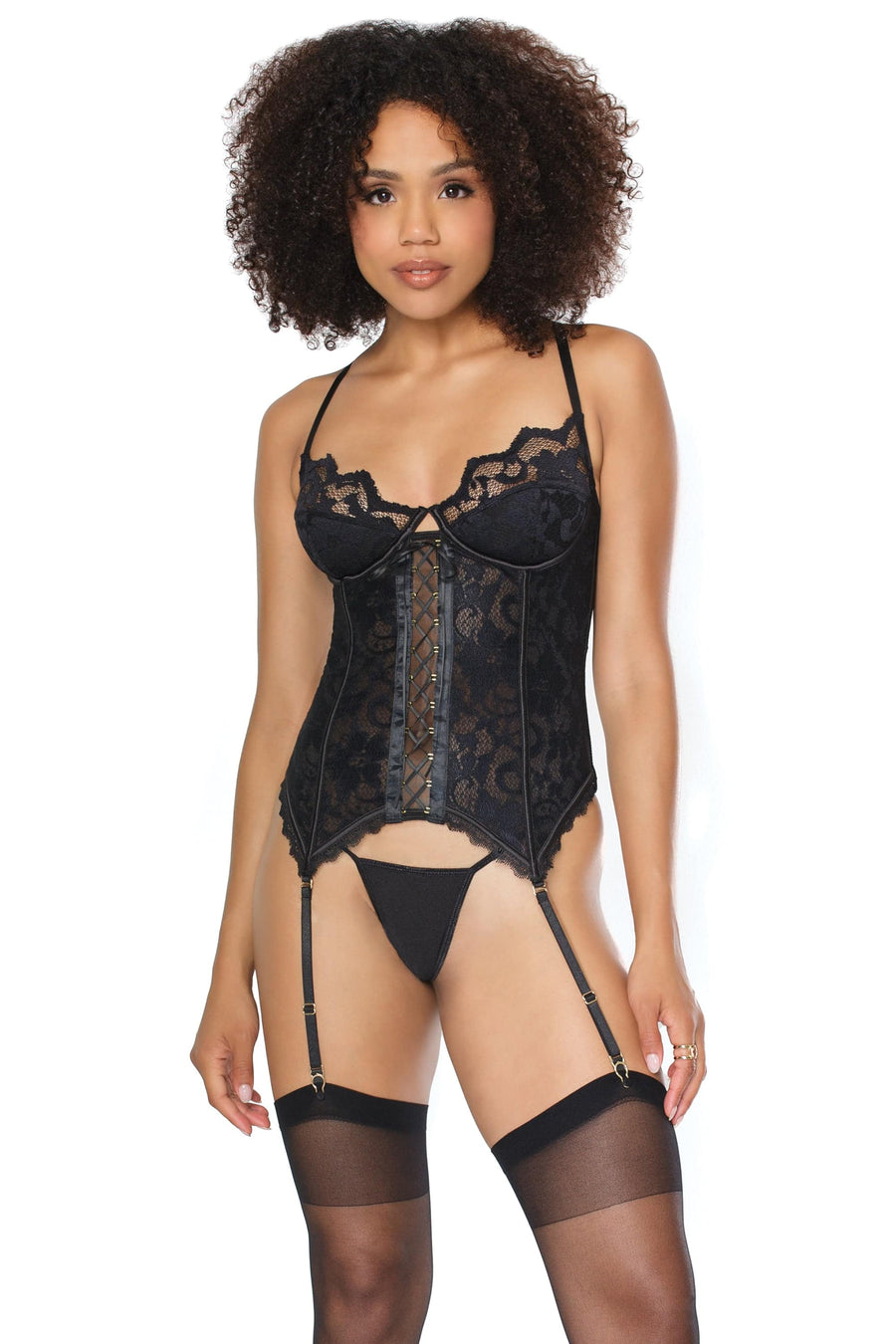 Coquette - 22121 - Lace Bustier - Stag Shop