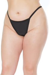 Coquette - 22133 PLUS - High Cut G-String - OS/XL - Stag Shop