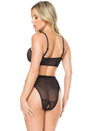 Coquette - 22135 - Mesh Bralette - Black - OS - Stag Shop