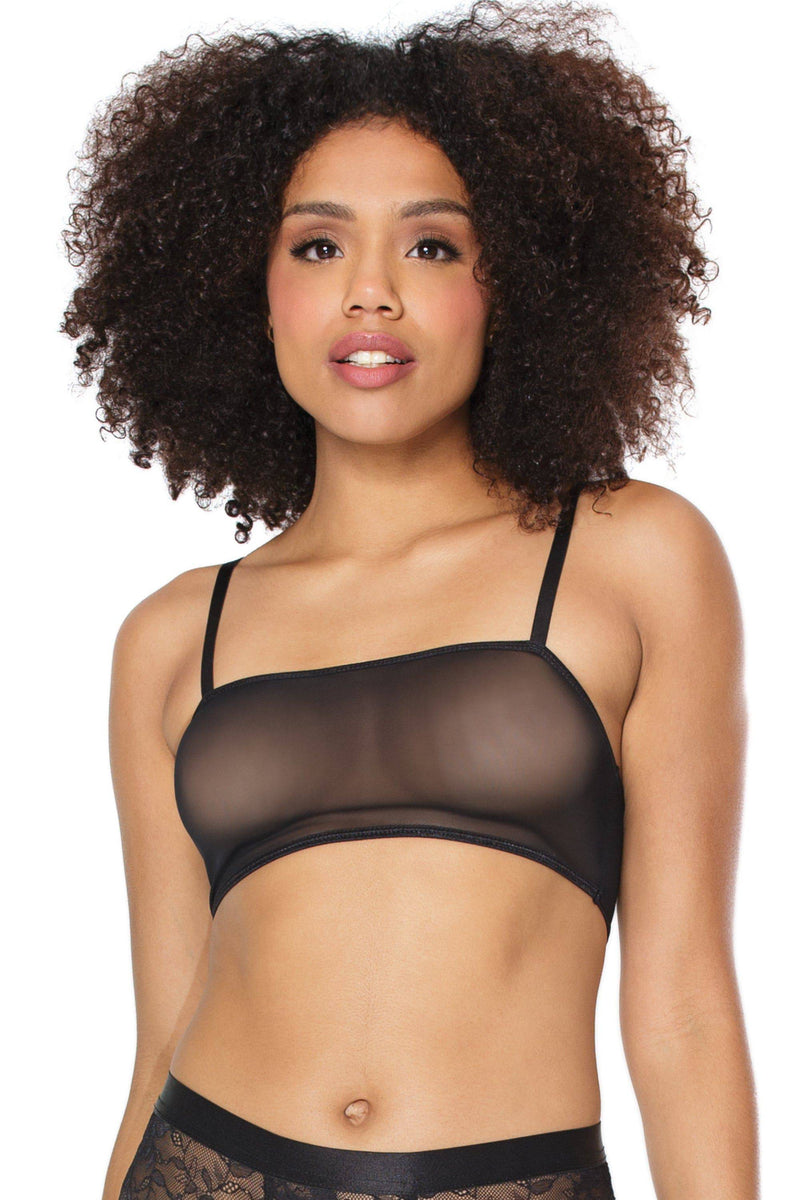 Coquette - 22135 - Mesh Bralette - Black - OS - Stag Shop