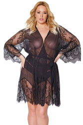 Coquette - 22309X - Robe - Black  - OS/XL - Stag Shop