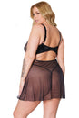 Coquette - 22317X - Babydoll & G-String - Black - Stag Shop