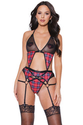Coquette - 22321 - Bralette, Garter Belt & Thong - OS - Stag Shop