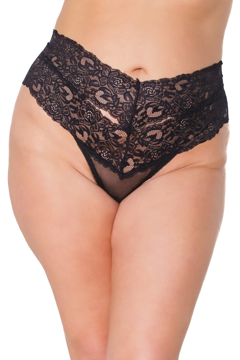 Coquette - 22333 - High Waisted Thong - Stag Shop