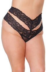 Coquette - 22333 - High Waisted Thong - Stag Shop
