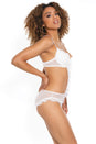 Coquette - 23103 - Crotchless Teddy - Stag Shop