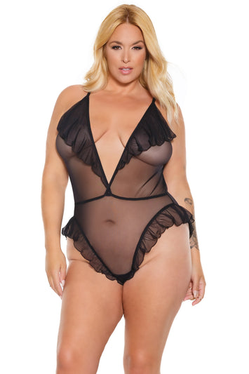 Coquette - 23107X - Teddy - Black - OS/XL - Stag Shop