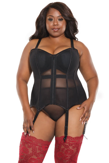 23108X - Corset - Black - Stag Shop