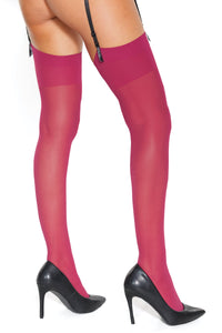 Thumbnail for Coquette - 23115 - Stockings - Raspberry - OS - Stag Shop