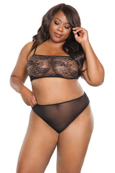 Coquette - 23132X - Panty - Black - OS/XL - Stag Shop