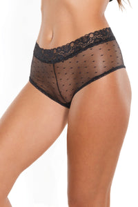 Thumbnail for Coquette - 23135 - Panty - Black - OS - Stag Shop
