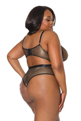 Coquette - 23307 PLUS - Teddy - Gold - Stag Shop