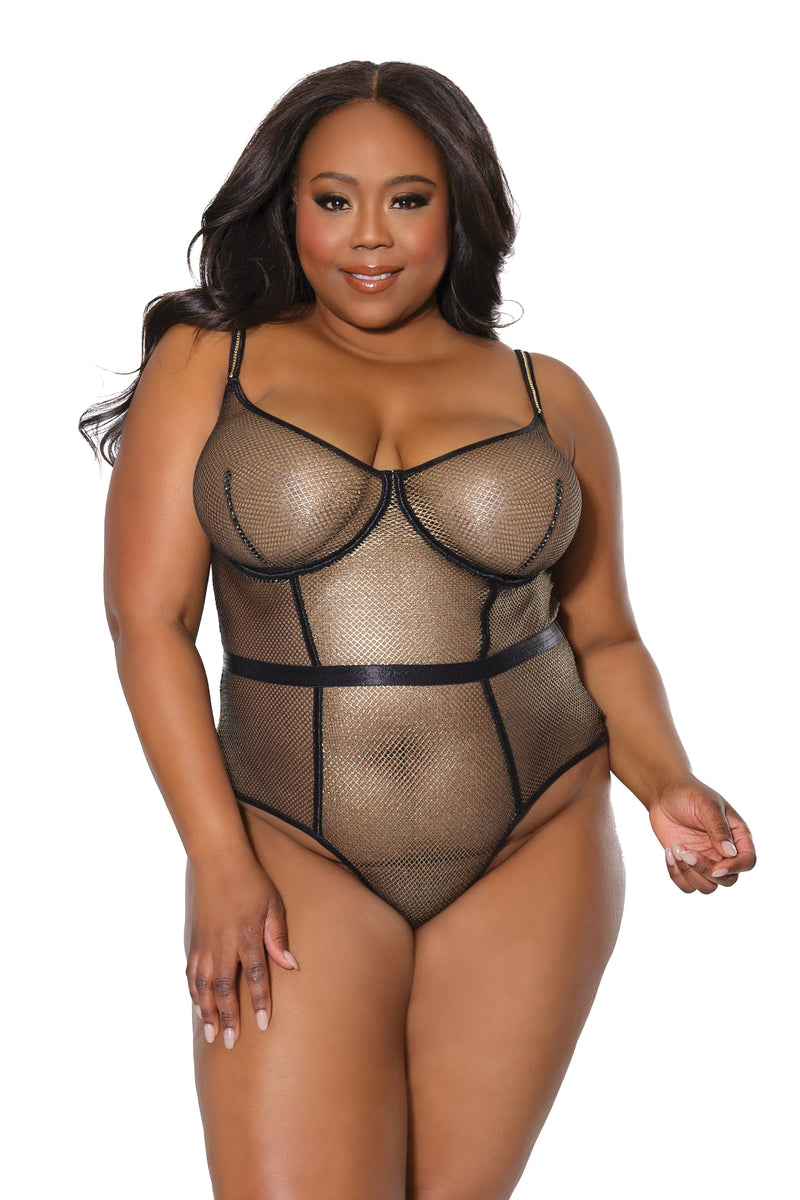 Coquette - 23307 PLUS - Teddy - Gold - Stag Shop