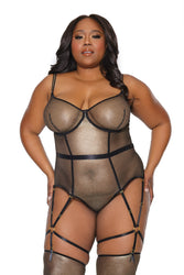 Coquette - 23307 PLUS - Teddy - Gold - Stag Shop
