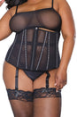 Coquette - 23317 PLUS - Waist Cincher - Black - Stag Shop