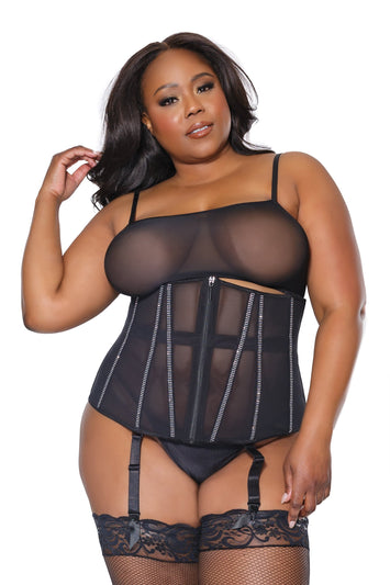 Coquette - 23317 PLUS - Waist Cincher - Black - Stag Shop