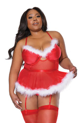 Coquette - 23329 - Bustier & G-String - Red - OS/XL - Stag Shop