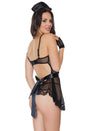 Coquette - 24131 - Maid Set - Black - OS - Stag Shop