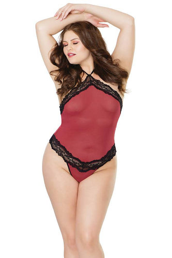 Coquette - 2481X - Teddy - OS/XL - Merlot - Stag Shop