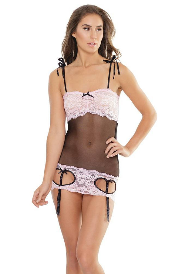 Coquette - 2511 - Chemise - OS - Pink - Stag Shop