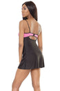 Coquette - 2518 - Chemise - Black/Pink - Stag Shop