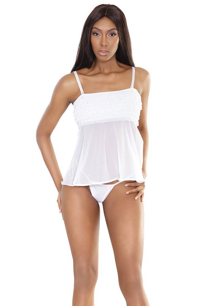 Coquette - 2534 - Ruffle Babydoll - OS - Stag Shop