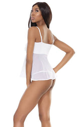 Coquette - 2534 - Ruffle Babydoll - OS - Stag Shop