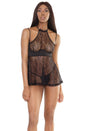 Coquette - 2536 - Lace Babydoll - Black - Small - Stag Shop