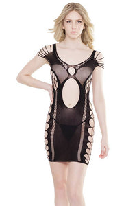 Thumbnail for Coquette - 2546 - Keyhole Dress - OS - Black - Stag Shop