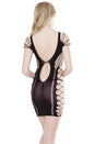 Coquette - 2546 - Keyhole Dress - OS - Black - Stag Shop