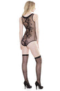 Coquette - 2554 - Mesh Teddy - OS - Black - Stag Shop