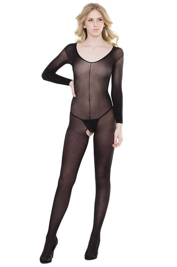 Coquette - 2558 - Bodystocking - OS - Black - Stag Shop