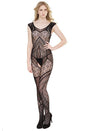 Coquette - 2561 - Bodystocking - OS - Black - Stag Shop