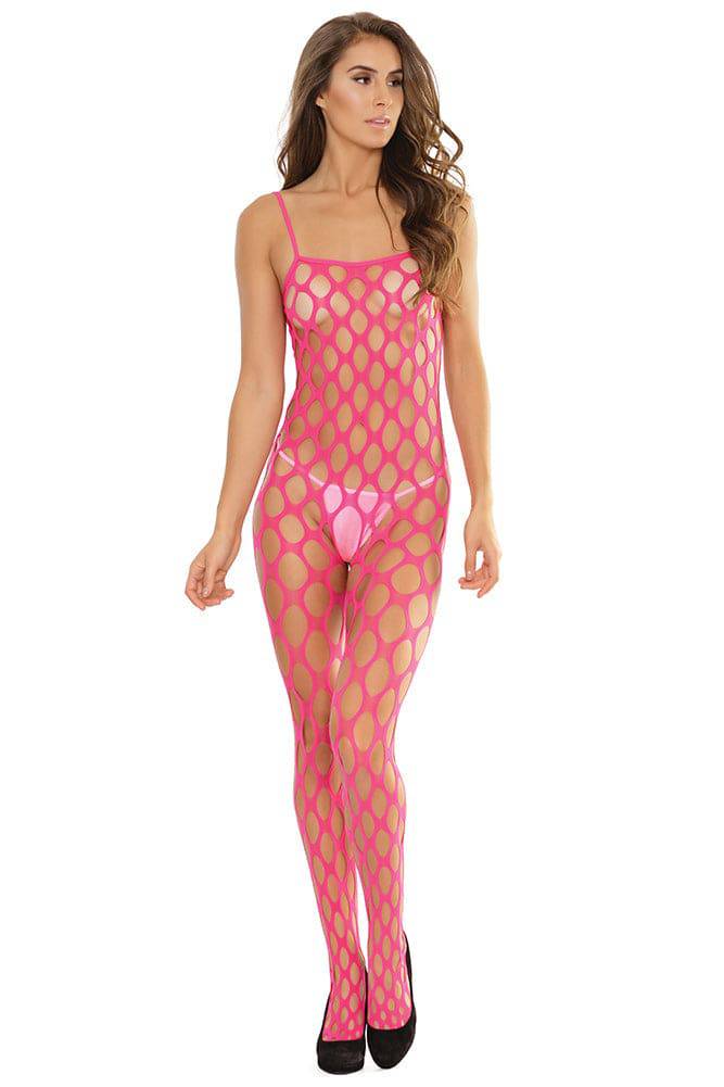 Coquette - 2564 - Bodystocking - OS - Neon Pink - Stag Shop