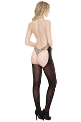 Coquette - 2565 - Bodystocking - OS - Black - Stag Shop