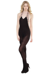 Coquette - 2565 - Bodystocking - OS - Black - Stag Shop