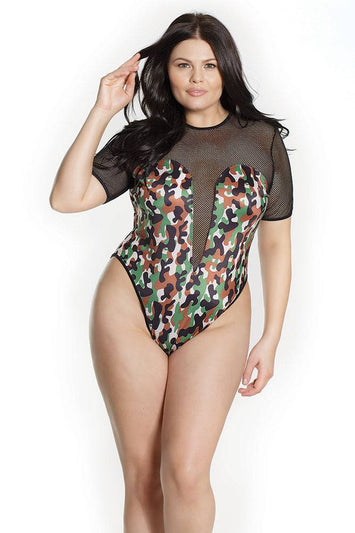 Coquette - 2568X - Teddy - Camo - OSXL - Stag Shop