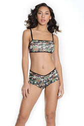 Coquette - 2569 - Bralette & Booty Short Set - Camo - OS - Stag Shop