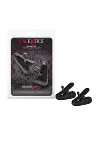 Thumbnail for Cal Exotics - Nipple Play - Nipplettes Vibrating Nipple Clamps - Black - Stag Shop