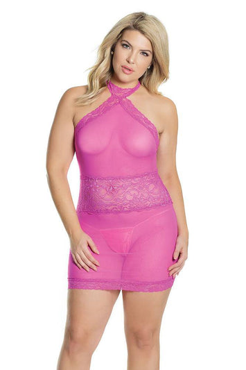 Coquette - 2601X - Halter Dress - OSXL - Stag Shop