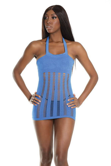 Coquette - 2607 - Stretch Dress - Blue - OS - Stag Shop