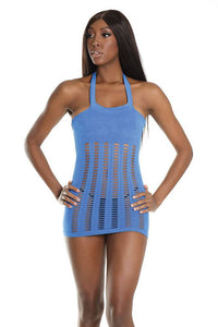 Thumbnail for Coquette - 2607 - Stretch Dress - Blue - OS - Stag Shop